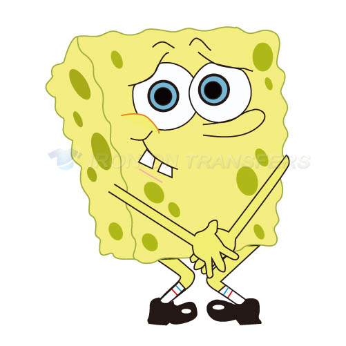 SpongeBob SquarePants Iron-on Stickers (Heat Transfers)NO.866